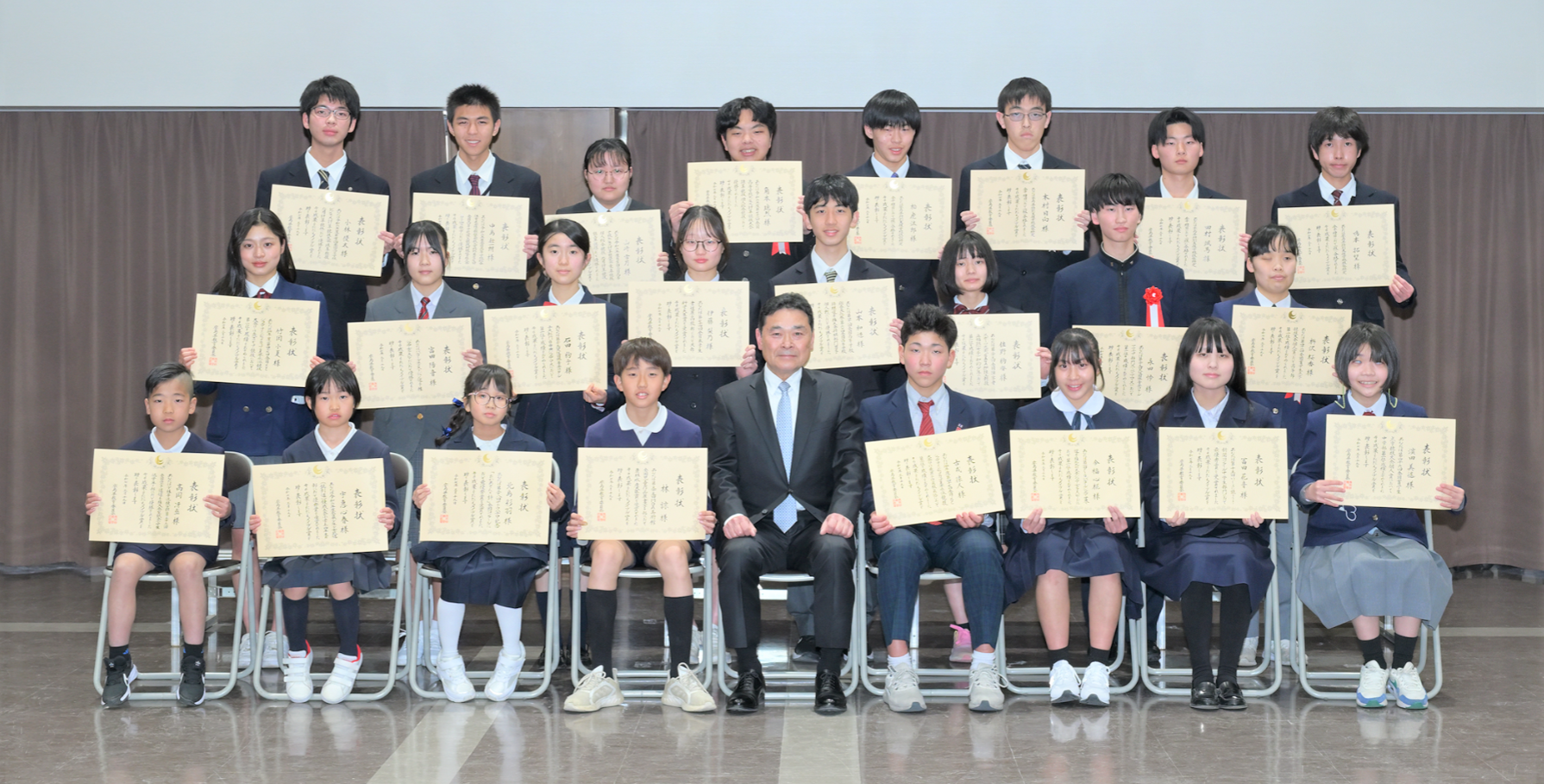 メイプル賞(個人の部)受賞者のみなさん